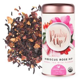 Hibiscus Rosehip Loose Leaf Tea Tins by Pinky Up