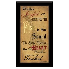 "Sound of the Soul" by Billy Jacobs, Ready to Hang Framed Print, Black Frame