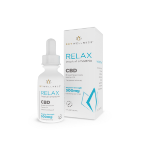 Sky Wellness CBD Relax Oil Drops 500mg Tropical Smoothie