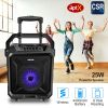 Portable Wireless Party Speaker with Disco Lighting