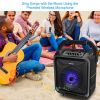 Portable Wireless Party Speaker with Disco Lighting