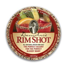 Demitri's 4 Ounce Original Rim Shot Bloody Mary Rim Salt