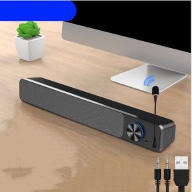 Computer Audio Desktop Home Wired Small Speaker (Option: C)