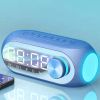 S8 Wireless Bluetooth Speaker HD Led Display Multifunction Stereo Bass Speakers Alarm Clock FM Radio TF Card Aux Music Playback.