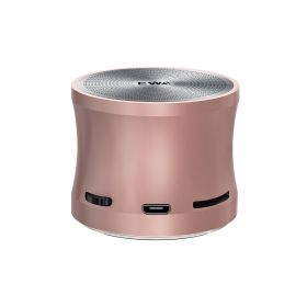 A109Mini Wireless Bluetooth Speaker Big Sound &amp; Bass for Phone/Laptop/Pad Support MicroSD Card Portable Loud Speakers 5.0 (Color: A109mini-Rose gold)