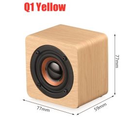 Soundbar Bluetooth Speaker Music Acoustic System 20W HIFI Stereo Music Surround LED Display Outdoor Speaker With FM Radio (Color: Q1 Yellow)