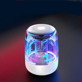 Portable Speakers Bluetooth Column Wireless Bluetooth Speaker Powerful Bass Radio with Variable Color LED Light (Class: 5w)