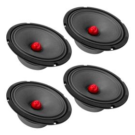 5 Core 8 Car Audio Speakers with Bullet 580 W 8 Ohm Mid-Range Loudspeaker MR 8 BLT R 8oHM (size: 4PCS Car Audio Speakers 8oHM)