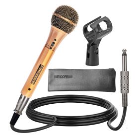 5 Core Professional Microphone Audio Dynamic Cardiod Karaoke Singing Wired Mic Music Recording Karaoke Microphone 5 Core PM625 (ND-959 Elantra) (Color: Neodymium Copper Finish)