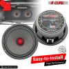 5 Core 6.5 Car Audio Speakers with Bullet 500 W 8 Ohm Mid-Range Loudspeaker MR 6.5 BLT R 8oHM