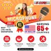 5 Core Professional Microphone Audio Dynamic Cardiod Karaoke Singing Wired Mic Music Recording Karaoke Microphone 5 Core PM625 (ND-959 Elantra)