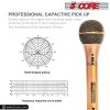 5 Core Professional Microphone Audio Dynamic Cardiod Karaoke Singing Wired Mic Music Recording Karaoke Microphone 5 Core PM625 (ND-959 Elantra)