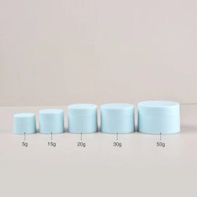 Powder Bottle Cream Ointment Plastic Separately Packed Case (Option: Blue-15g)