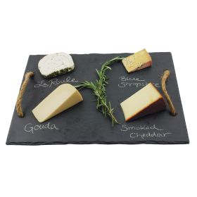 Slate Cheese Board by Twine® (Color: Black, Material: slate)